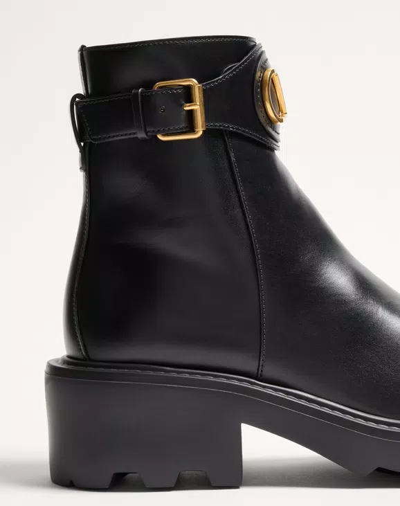 Valentino Vlogo Signature Calfskin Ankle Boot 55Mm - Image 2